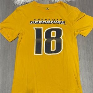 NHL Nashville Predators Gold Jersey Tee